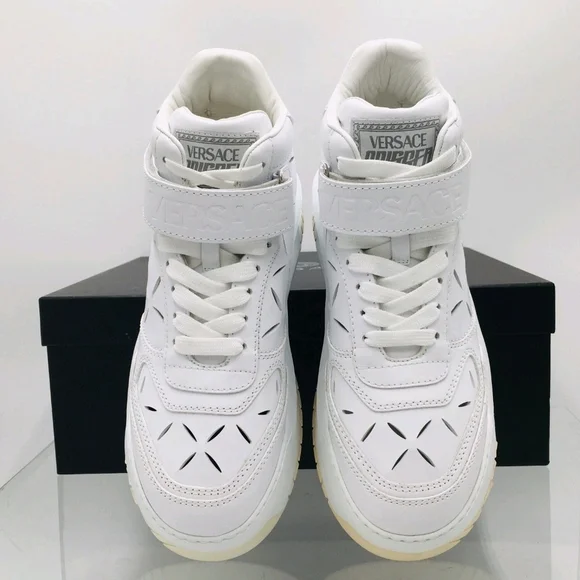 RARE Versace Odissea Sneaker 'Cut-Out - Optical White' US Mens 11 - Picture 7 of 11